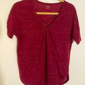 Burgundy T-shirt